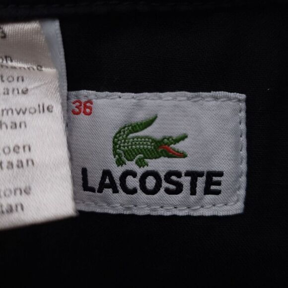 Lacoste Solid Black Skirt Womens Size 36 Cotton Blend - Picture 6 of 7
